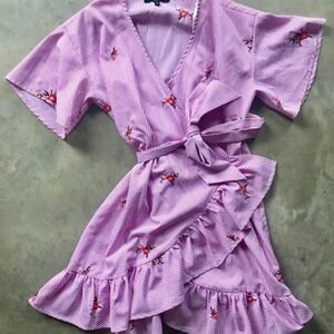 Boutique Pink wrap dress
